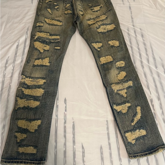 MNML Distressed Jeans Men’s SIZE 30 - Picture 2 of 4